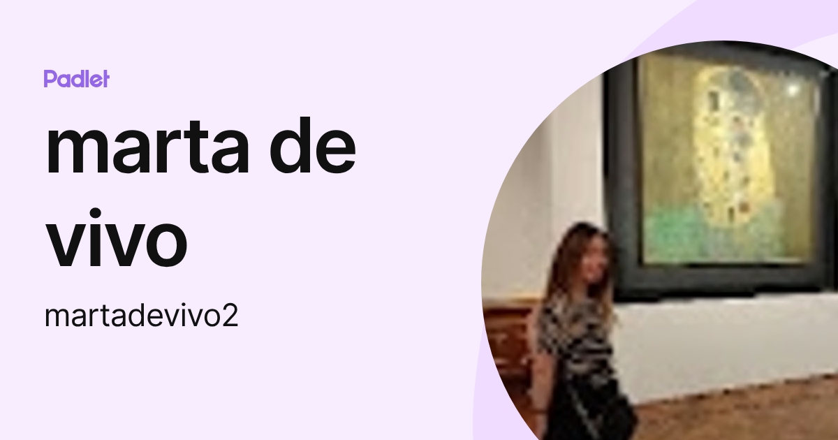 marta de vivo (martadevivo2) profile | Padlet