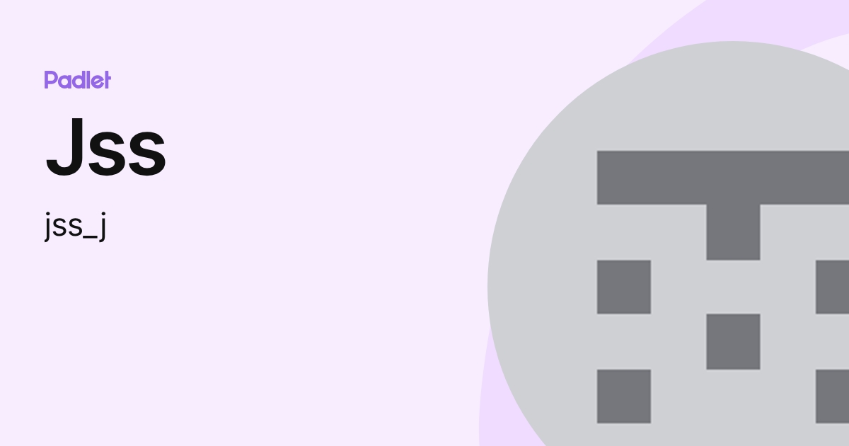 Jss (jss_j) profile | Padlet