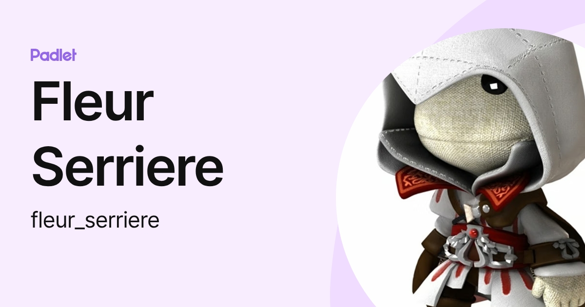 Fleur Serriere (fleur_serriere) profile | Padlet