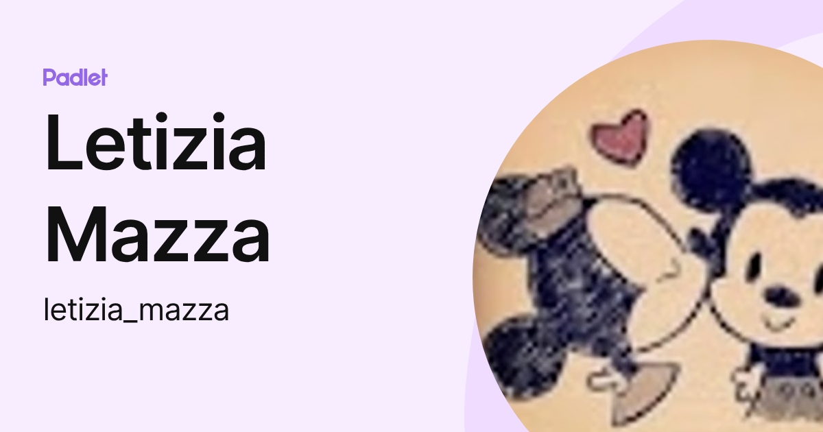 Letizia Mazza (letizia_mazza) profile | Padlet