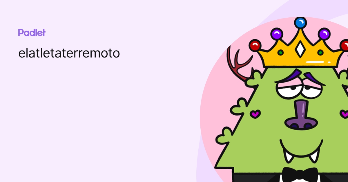 elatletaterremoto profile | Padlet