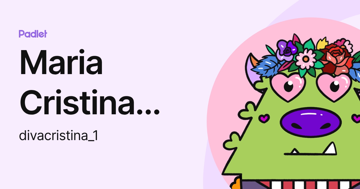 Maria Cristina Lourenço Medeiros (divacristina_1) perfil | Padlet