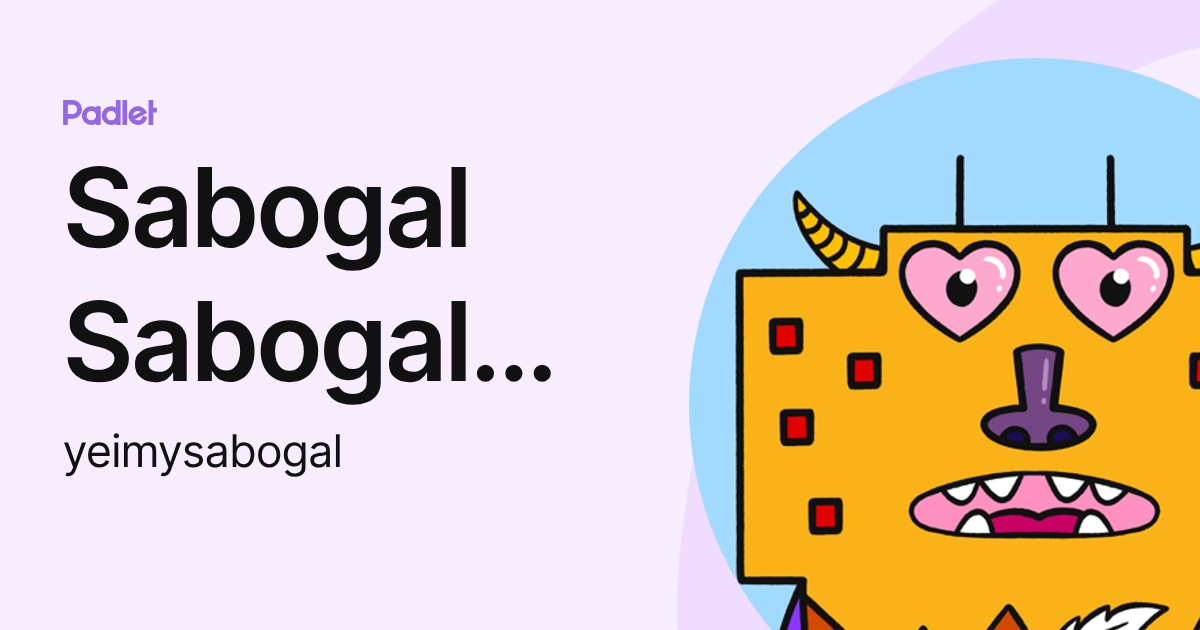 Sabogal Sabogal Yeimy Paola (yeimysabogal) profile | Padlet