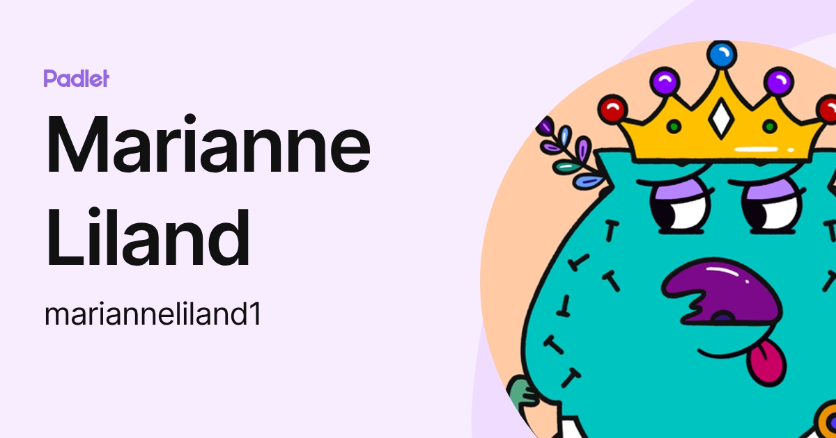 Marianne Liland (marianneliland1) profile | Padlet