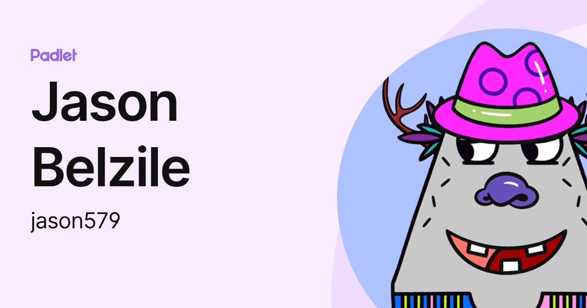 Jason Belzile (jason579) profile | Padlet
