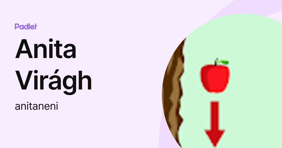 Anita Virágh (anitaneni) profile | Padlet