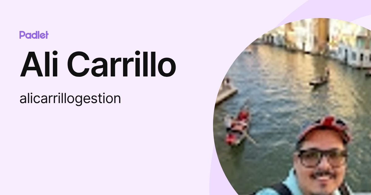 Ali Carrillo (alicarrillogestion) profile | Padlet