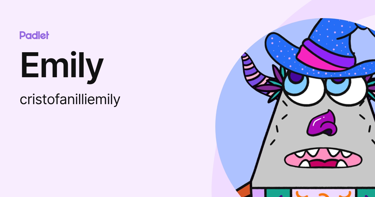 Emily (cristofanilliemily) profile | Padlet