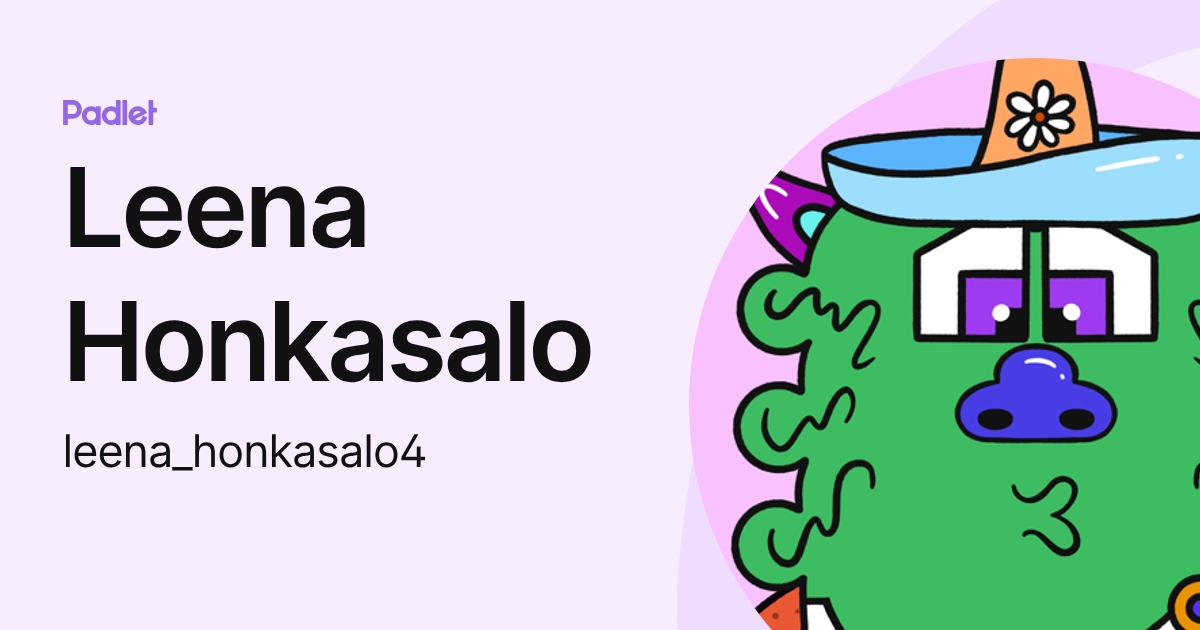 Leena Honkasalo (leena_honkasalo4) profile | Padlet