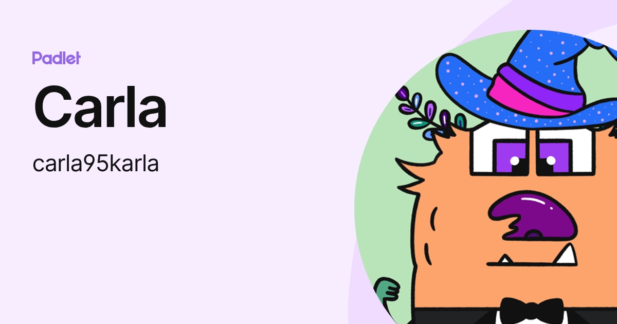 Carla (carla95karla) profile | Padlet