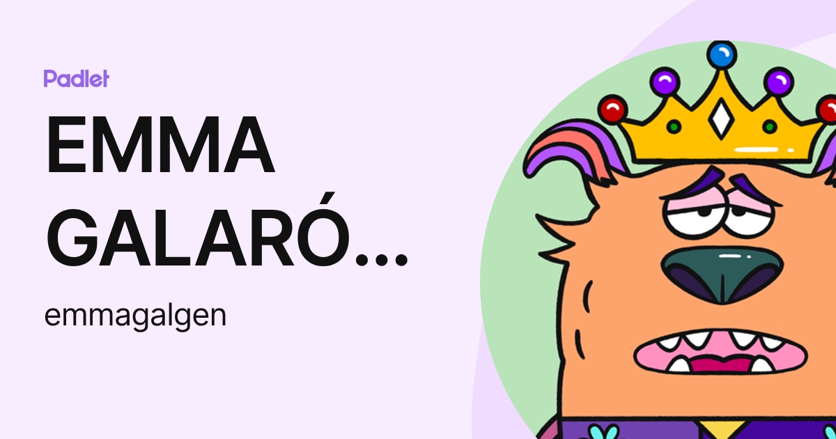EMMA GALARÓN GENTIL (emmagalgen) profile | Padlet