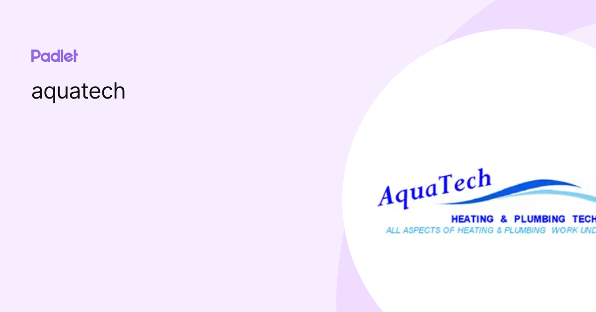 aquatech profile | Padlet