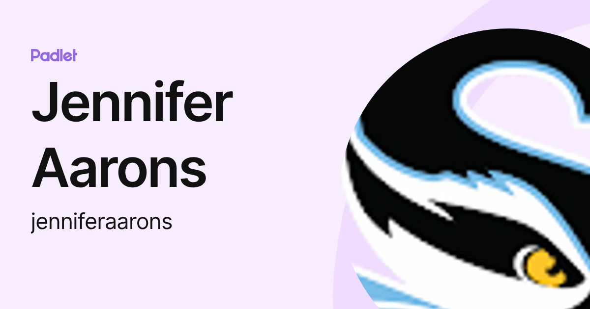 Jennifer Aarons (jenniferaarons) profile | Padlet