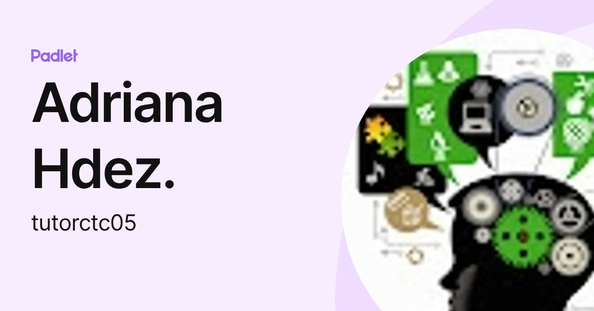 Adriana Hdez. (tutorctc05) profile | Padlet