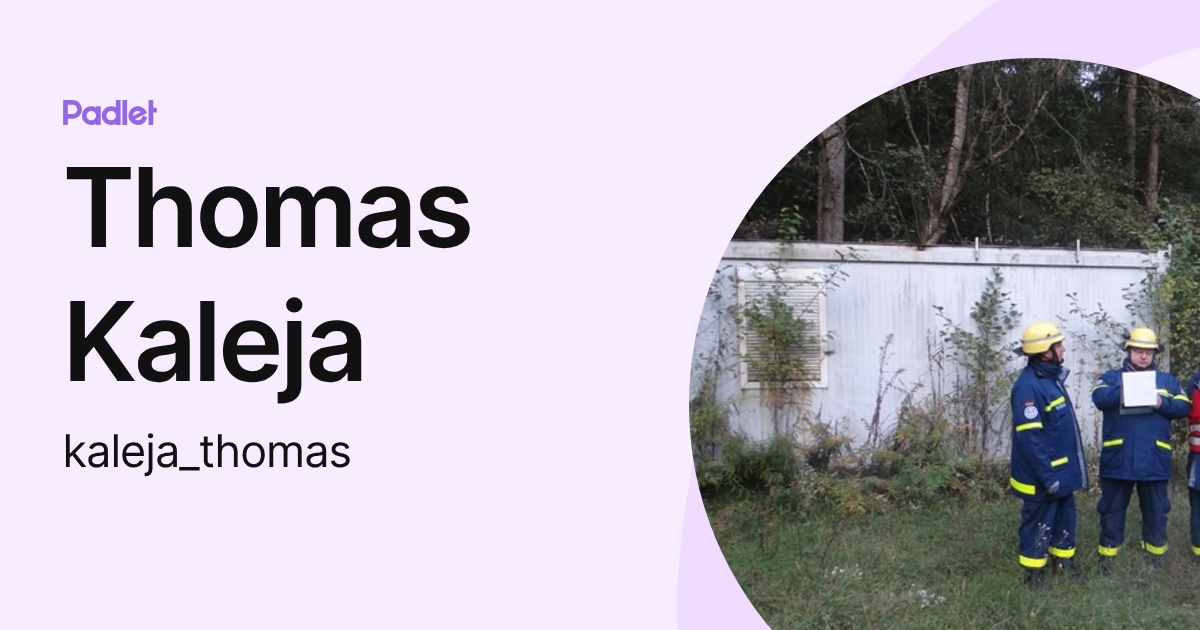 Thomas Kaleja (kaleja_thomas) profile | Padlet