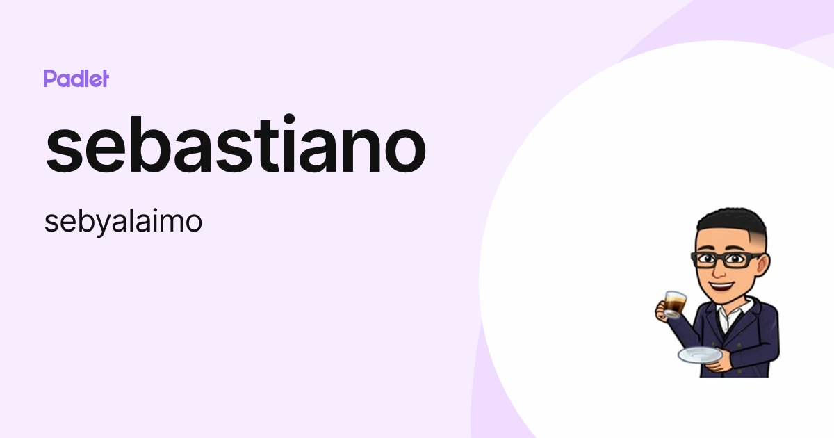 sebastiano (sebyalaimo) profile | Padlet