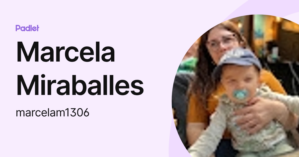 Marcela Miraballes (marcelam1306) profile | Padlet