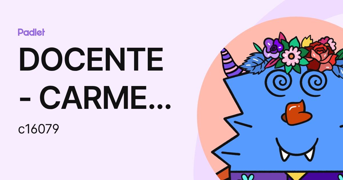 DOCENTE - CARMEN ZULMA ALBARRACIN CHIPANA (c16079) profile | Padlet