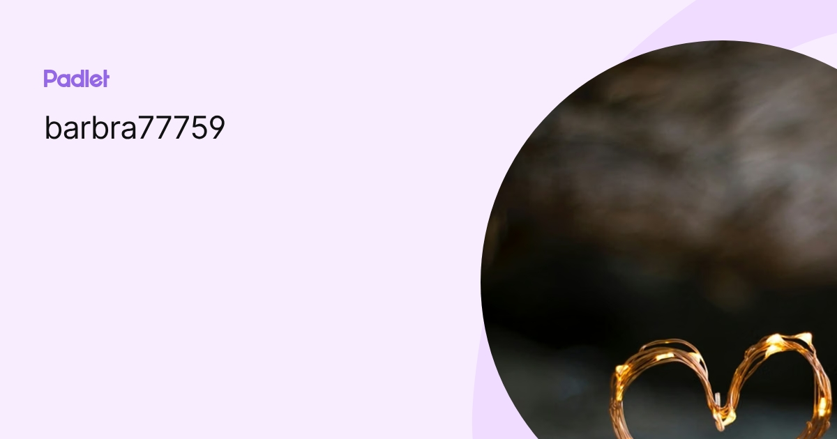 barbra77759 profile | Padlet