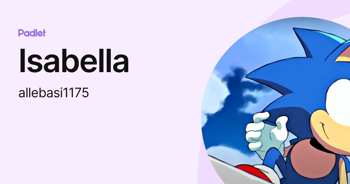 Isabella (allebasi1175) profile | Padlet