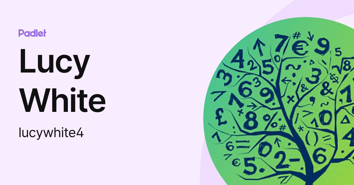 Lucy White (lucywhite4) profile | Padlet