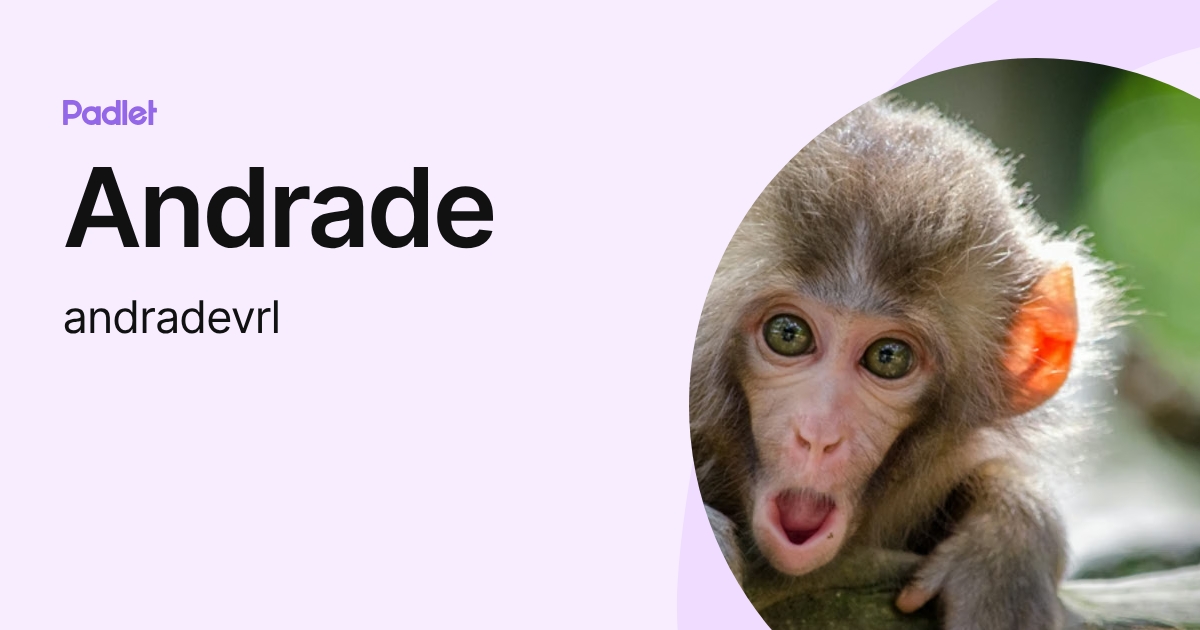 Andrade (andradevrl) profile | Padlet