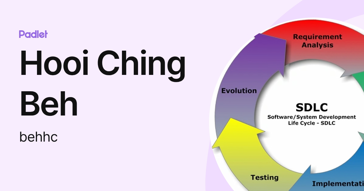 Hooi Ching Beh (behhc) profile | Padlet