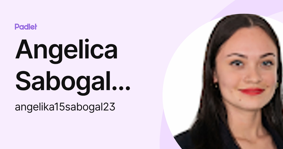 Angelica Sabogal Hoyos (angelika15sabogal23) profile | Padlet
