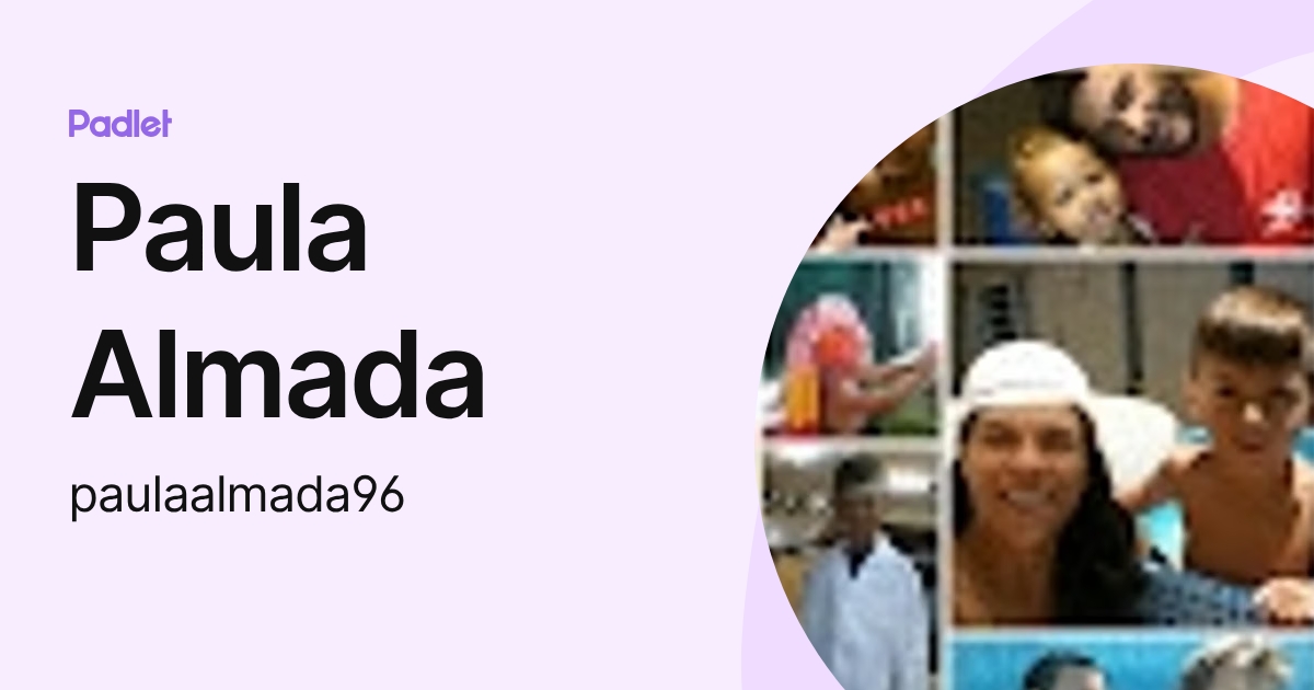 Paula Almada (paulaalmada96) profile | Padlet