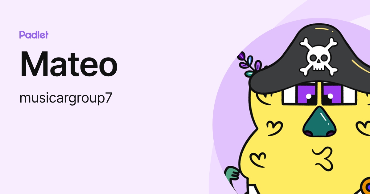 Mateo (musicargroup7) profile | Padlet