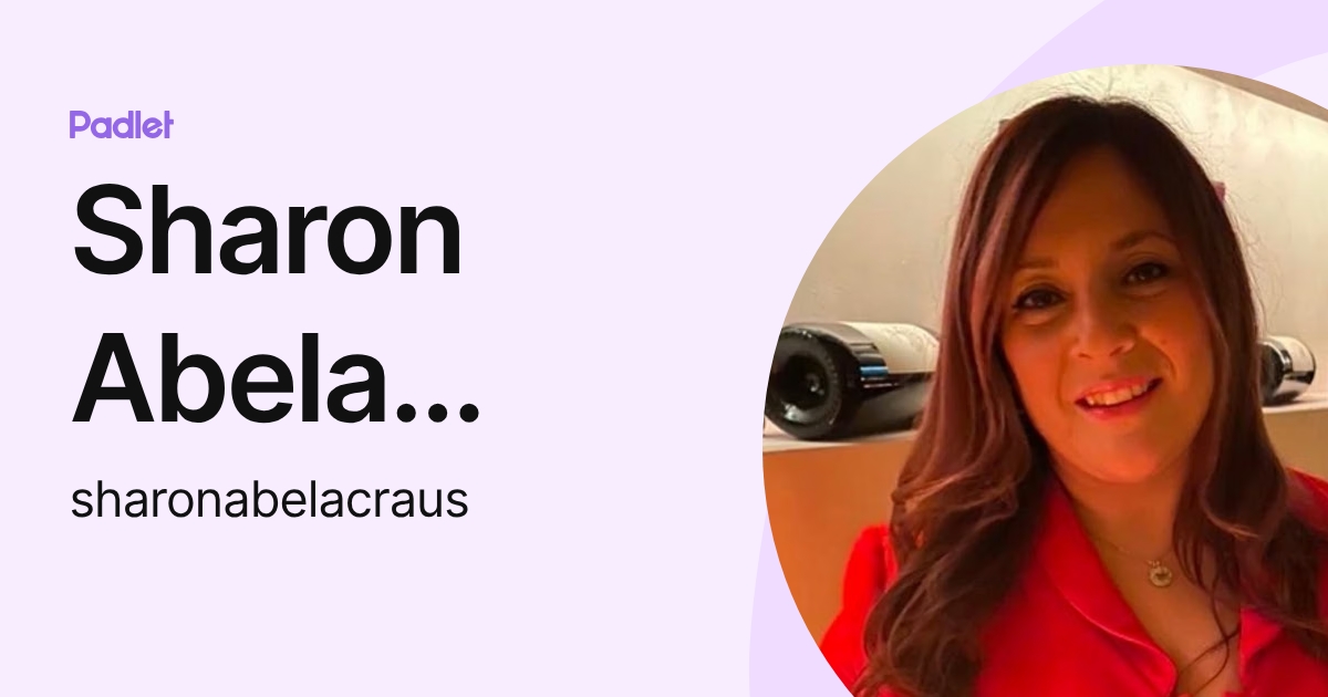 Sharon Abela Craus (sharonabelacraus) profile | Padlet