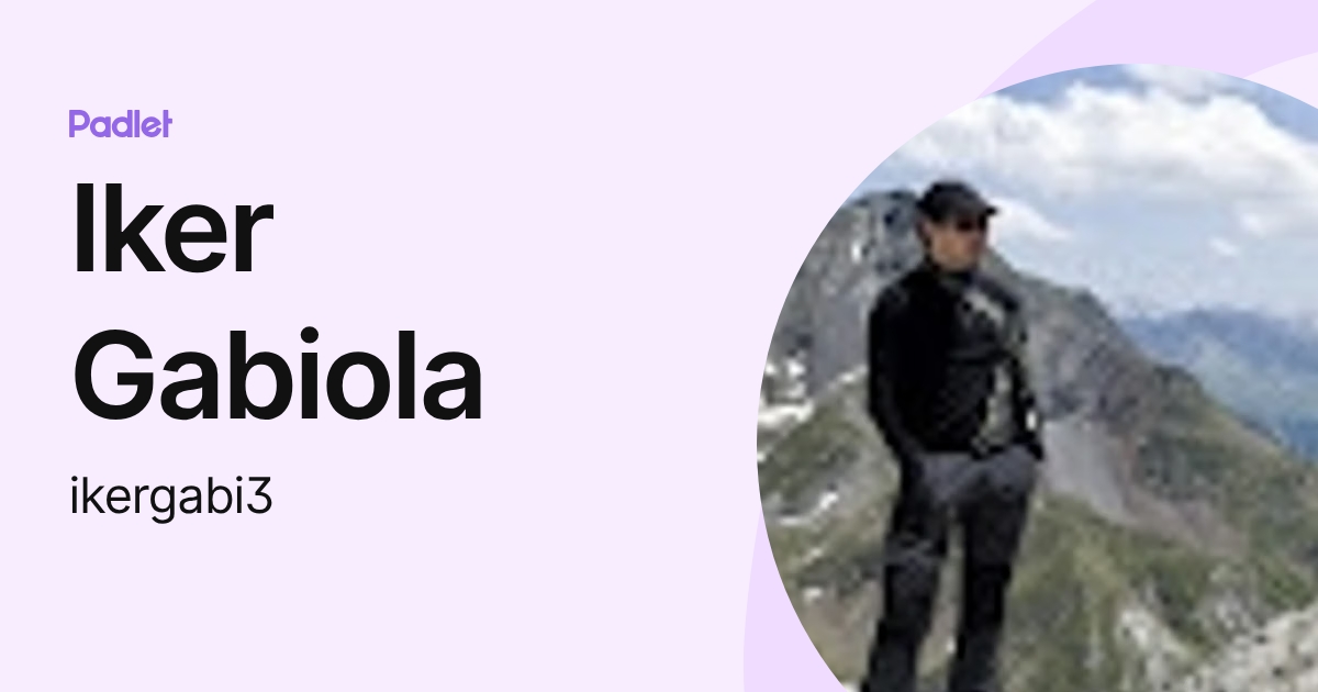 Iker Gabiola (ikergabi3) profile | Padlet