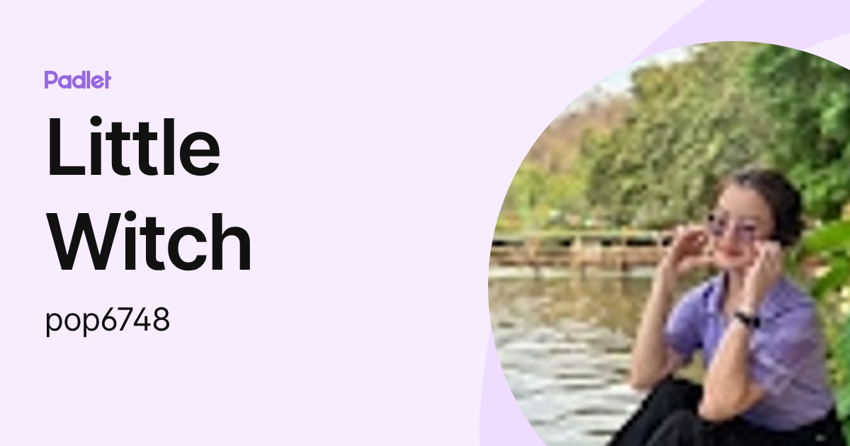 Little Witch (pop6748) profile | Padlet