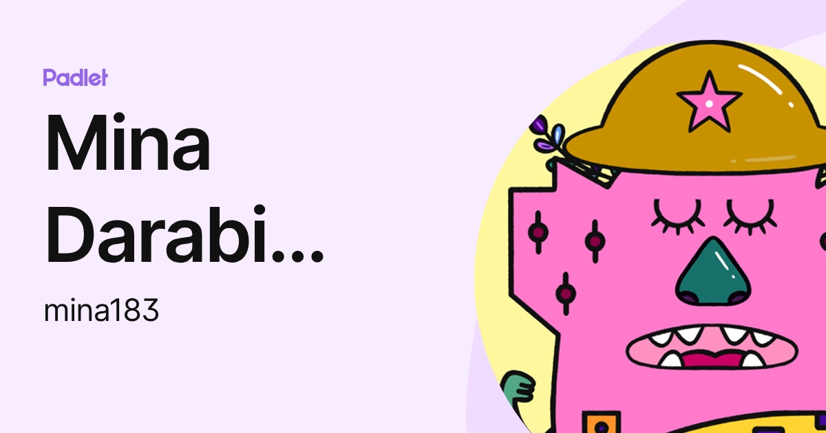 Mina Darabi Amin (mina183) profile | Padlet