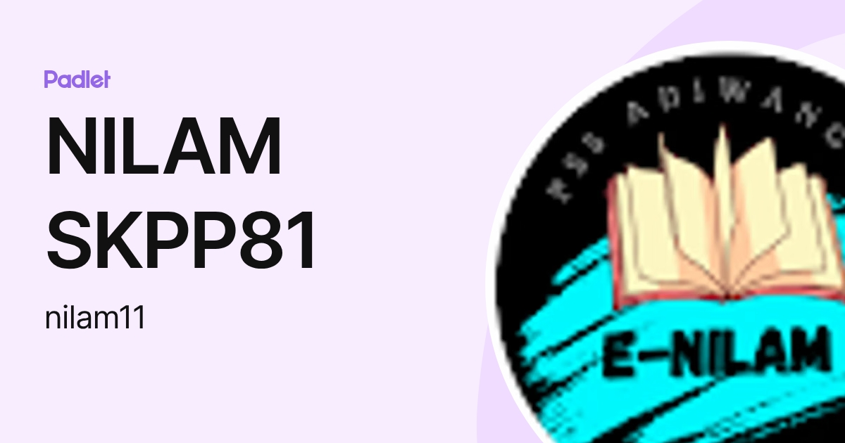 NILAM SKPP81 (nilam11) profile | Padlet