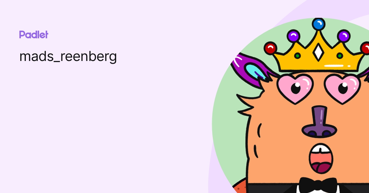 mads_reenberg profile | Padlet