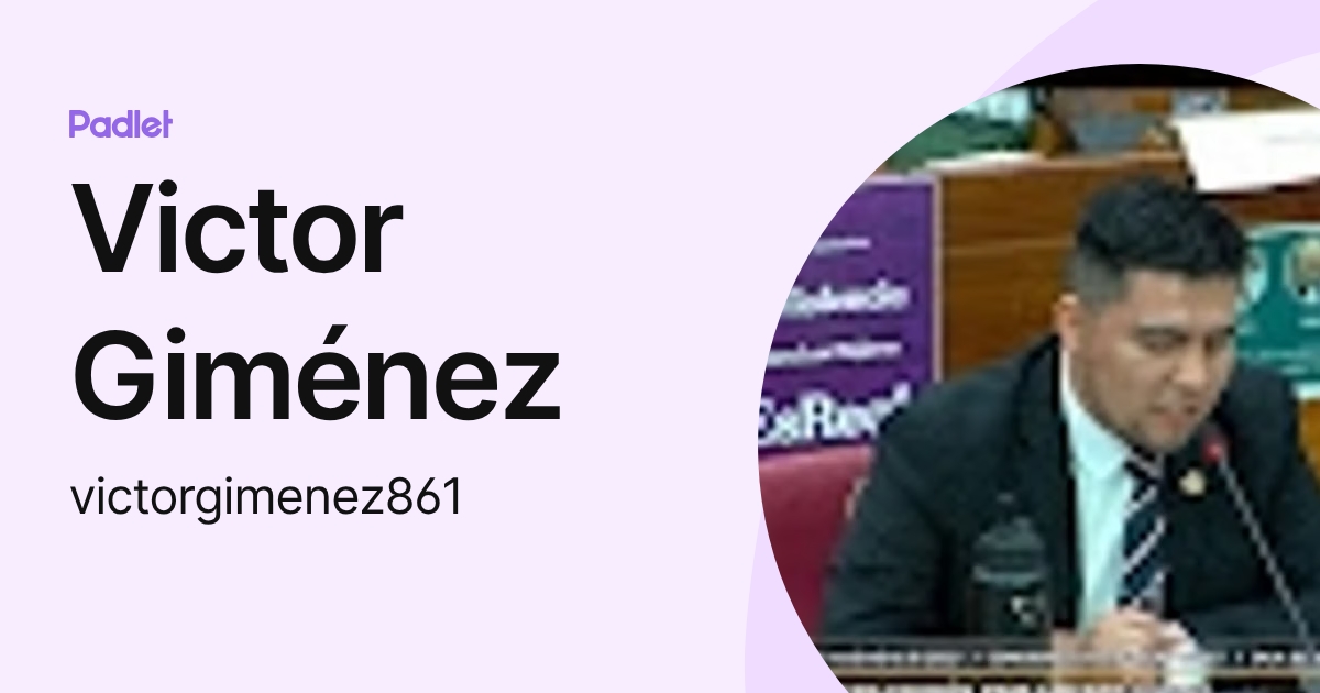 Victor Giménez (victorgimenez861) profile | Padlet