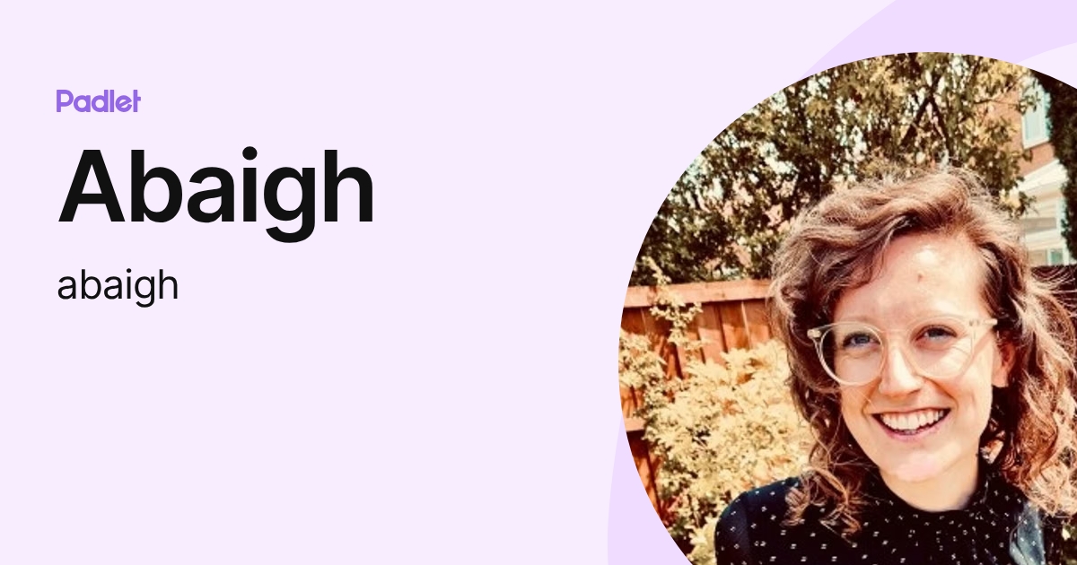 Abaigh (abaigh) profile | Padlet