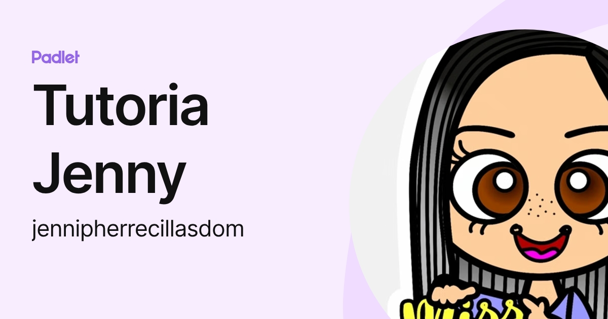 Tutoria Jenny (jennipherrecillasdom) profile | Padlet