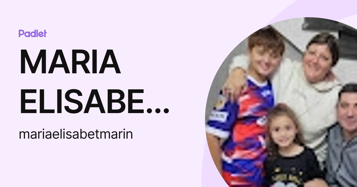 MARIA ELISABET MARIN BAZAN (mariaelisabetmarin) profile | Padlet
