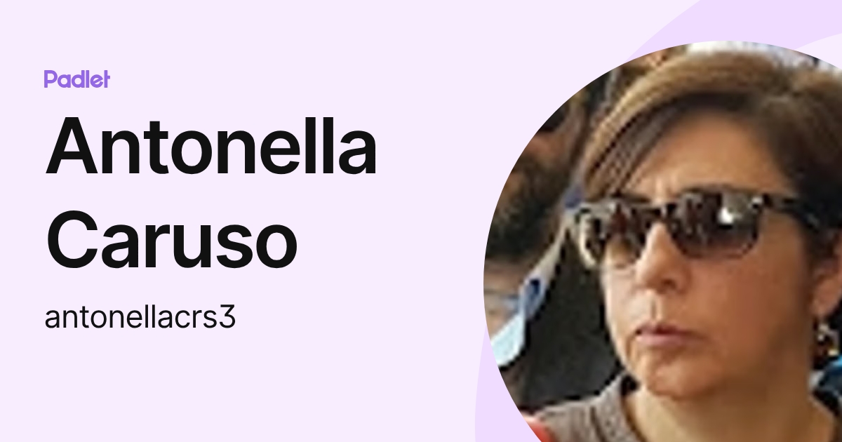 Antonella Caruso (antonellacrs3) profile | Padlet