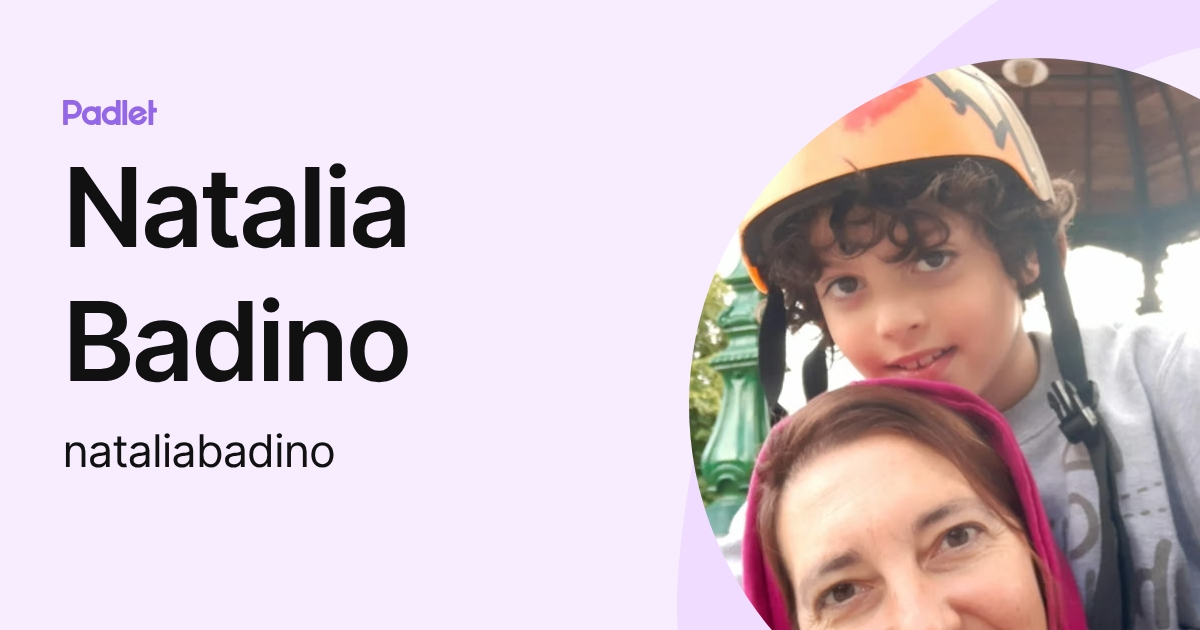 Natalia Badino (nataliabadino) profile | Padlet