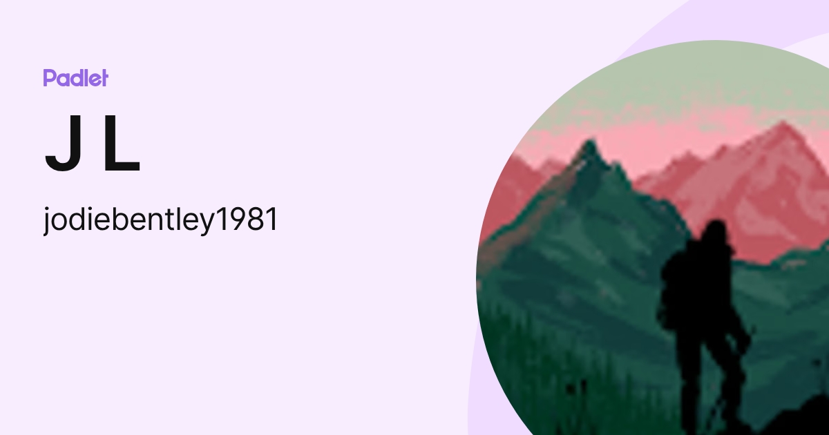 J L (jodiebentley1981) profile | Padlet