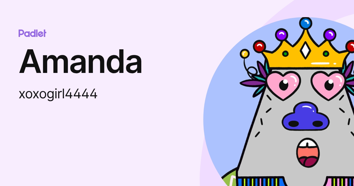 Amanda (xoxogirl4444) profile | Padlet