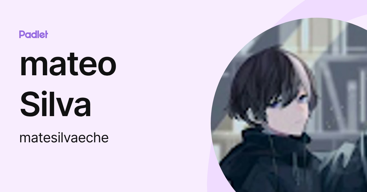 mateo Silva (matesilvaeche) profile | Padlet