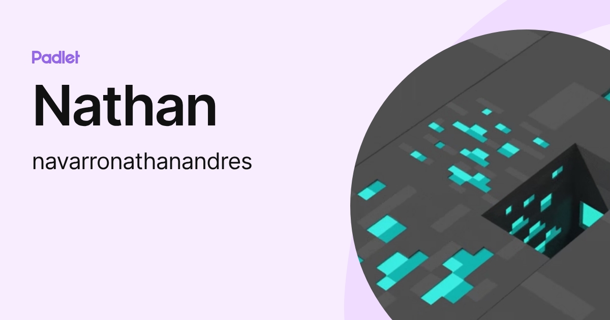 Nathan (navarronathanandres) profile | Padlet