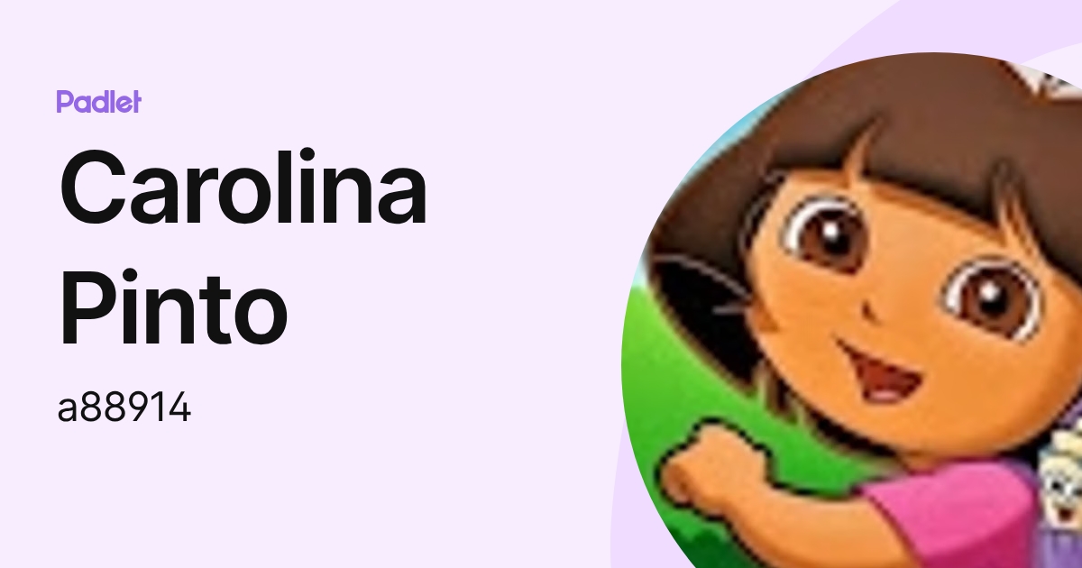 Carolina Pinto (a88914) profile | Padlet