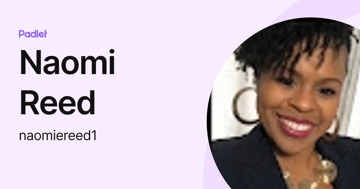 Naomi Ruth Reed Naomi Reed (naomiereed1) profile | Padlet