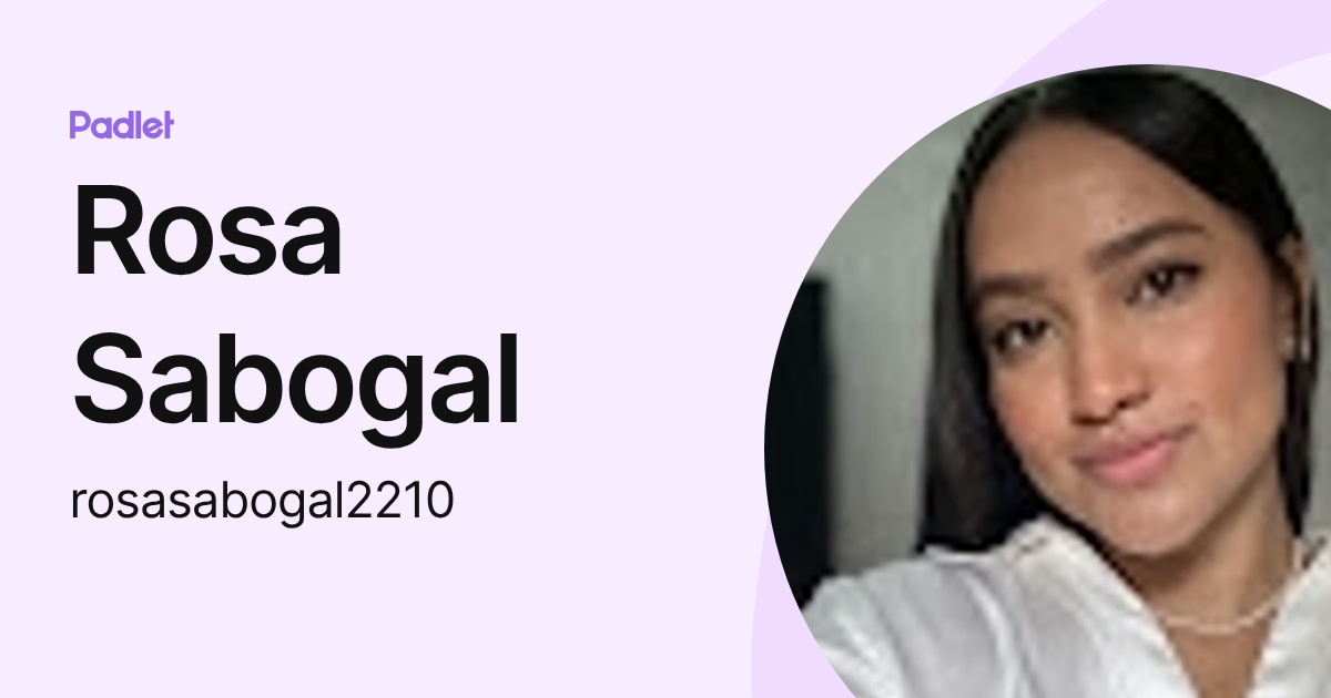 Rosa Sabogal (rosasabogal2210) profile | Padlet