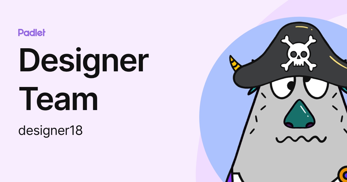 Designer Team (designer18) profile | Padlet